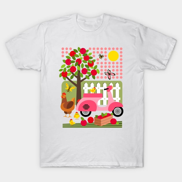 Scooter T-Shirt by AdrianaStore